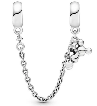 Cadena De Seguridad Mickey Escalador disney	Plata 925
