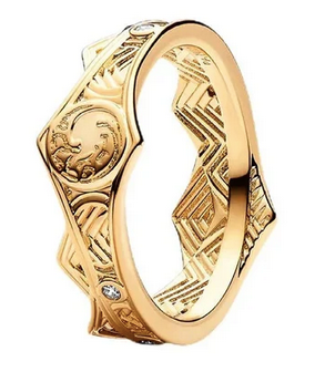 Anillo Corona Casa de Dragón De Game Of Thrones Pand