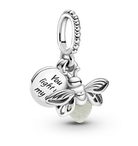 Charm Pand Luciérnaga Evangeline Ale Plata 925