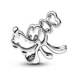 Dije Charm Pandora Goofy Filigrana Original Plateado	Plata 925