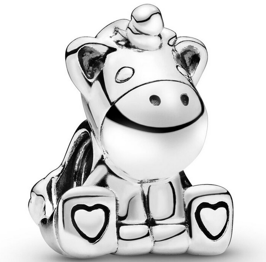 Pandora Charm Bruno el Unicornio en Plata Unisex	Plata 925