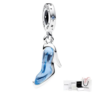 Charm colgante Zapatilla de Cristal de Cenicienta de Disney	Plata 925