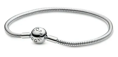 Brazalete Pand Flexible  Cierre Redondo	Plata 925