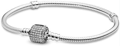Pulsera Dama Pand Cilindro Zirconias	Plata 925