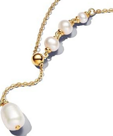 Collar Pand Essence con perlas cultivadas	Plata 925 con Baño de oro	Incluye caja y bolsa originales.
